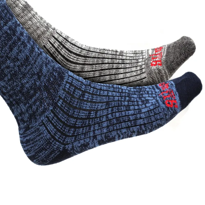 Grisport Men's Merino Socks 2 pack size 43-47 - Navy and Grey-1