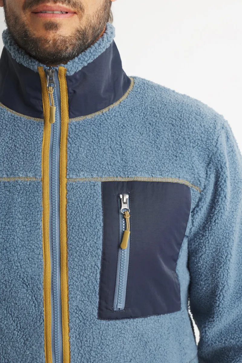 Moesqueton Men's Nael Sherpa Fleece Jacket - Chardon-3