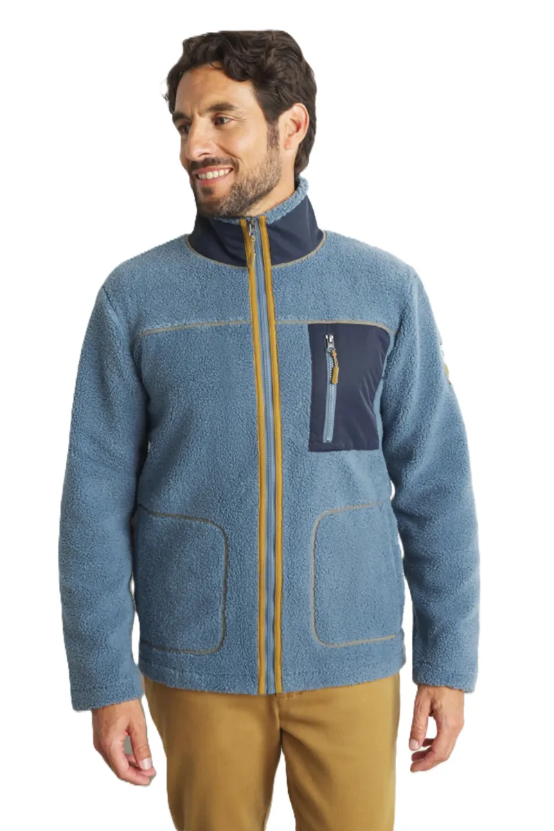 Moesqueton Men's Nael Sherpa Fleece Jacket - Chardon