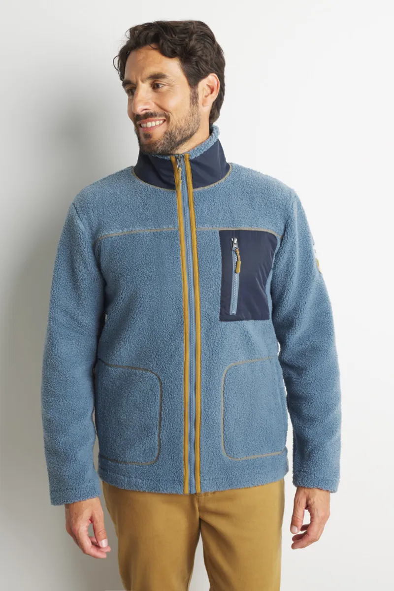 Moesqueton Men's Nael Sherpa Fleece Jacket - Chardon-1