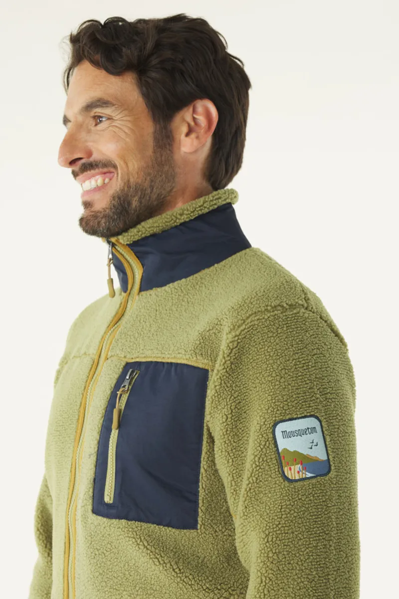 Moesqueton Men's Nael Sherpa Fleece Jacket - Mousse-2