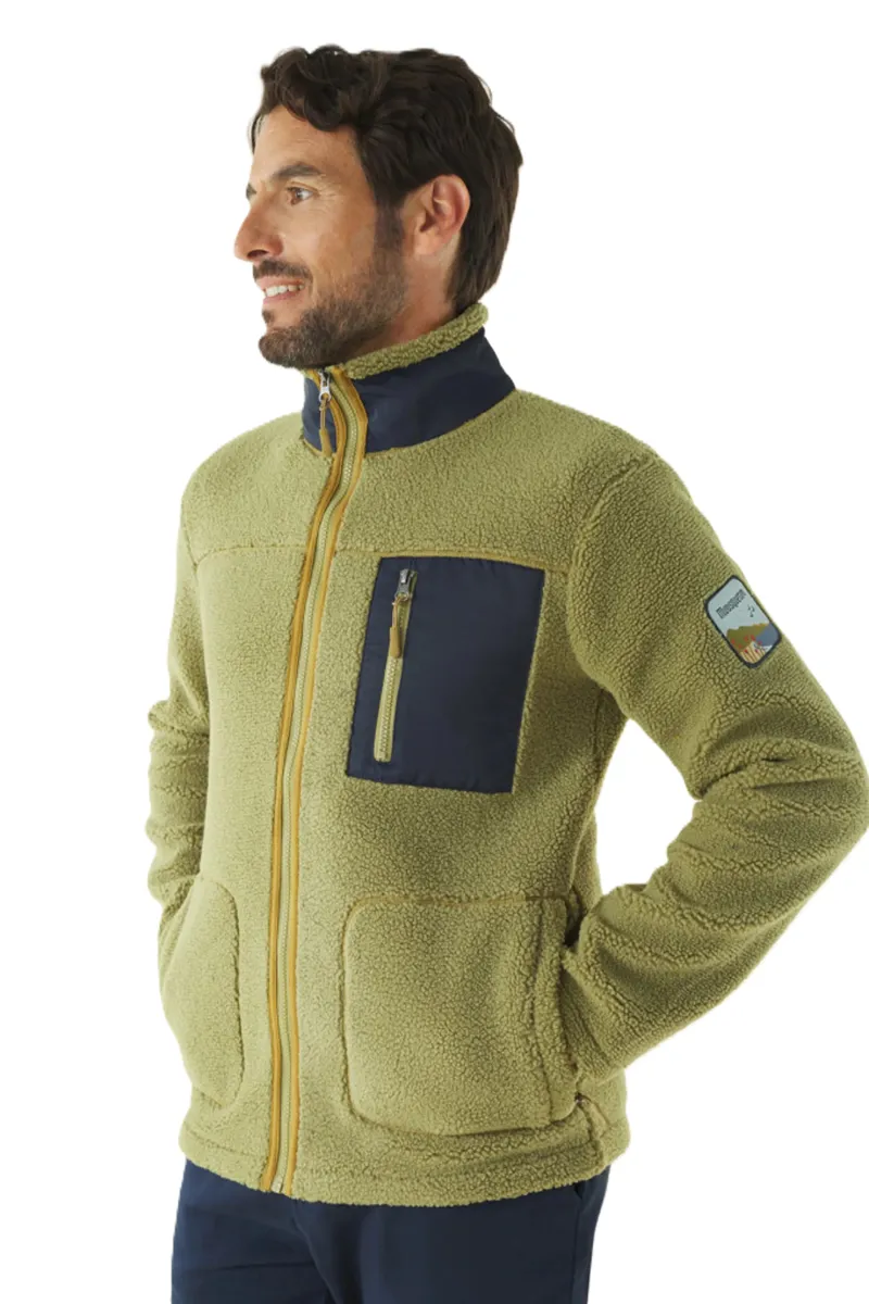 Moesqueton Men's Nael Sherpa Fleece Jacket - Mousse
