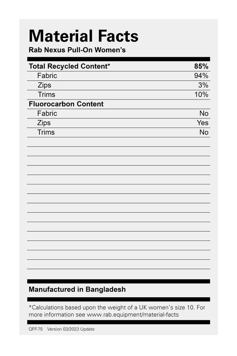 Rab Women's Nexus Pull-On - Mulberry-2