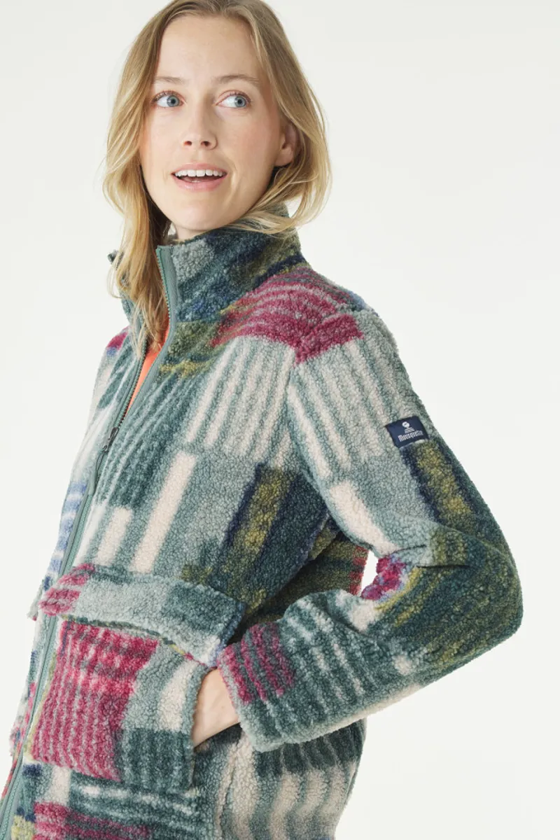 Mousqueton Women's Solent Sherpa Fleece Jacket - Sillage Oyat-3