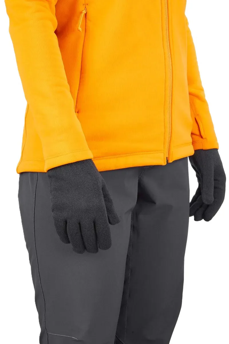 Rab Stretch Knit Glove - Black-2