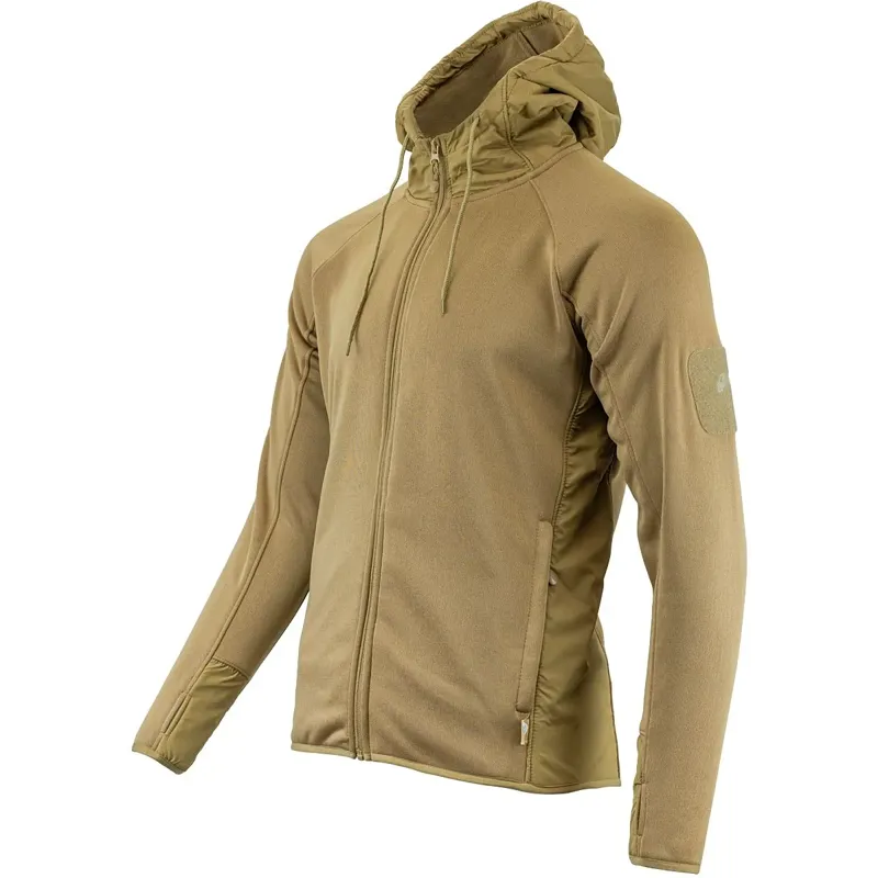 Viper Men's Storm Hoodie Full Zip - Coyote-2