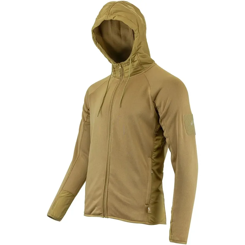 Viper Men's Storm Hoodie Full Zip - Coyote-3