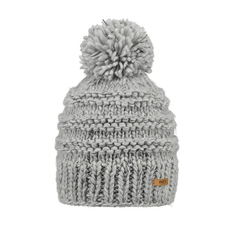 Barts Jasmin Beanie Hat - Heather Grey