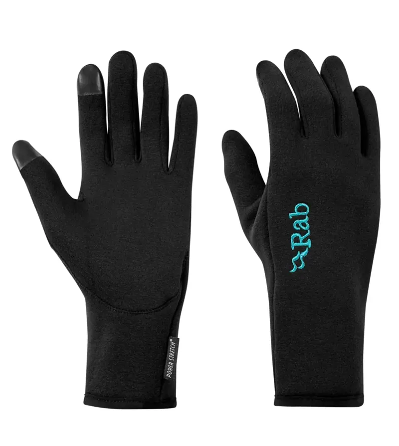 Rab Women's Power Stretch Contact Glove - Black
