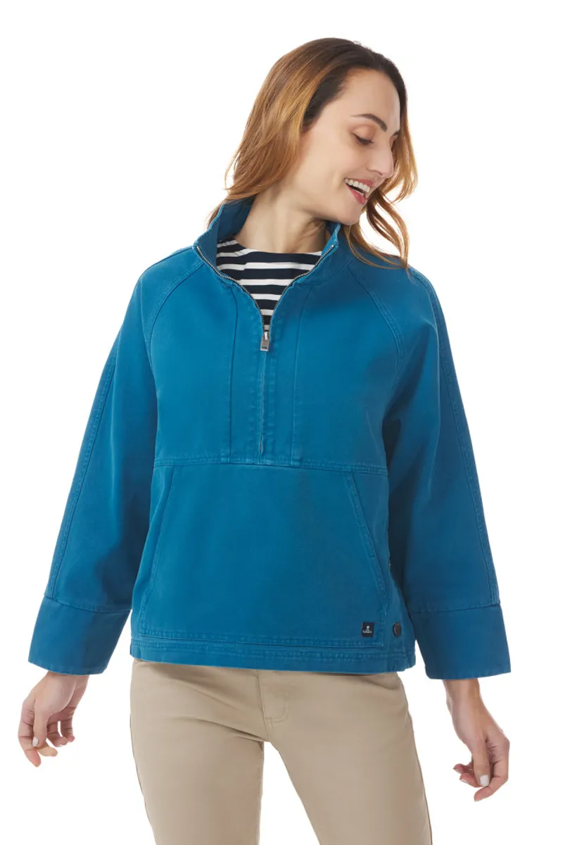 Mousqueton Women's Yelli Cotton Smock - Abysse