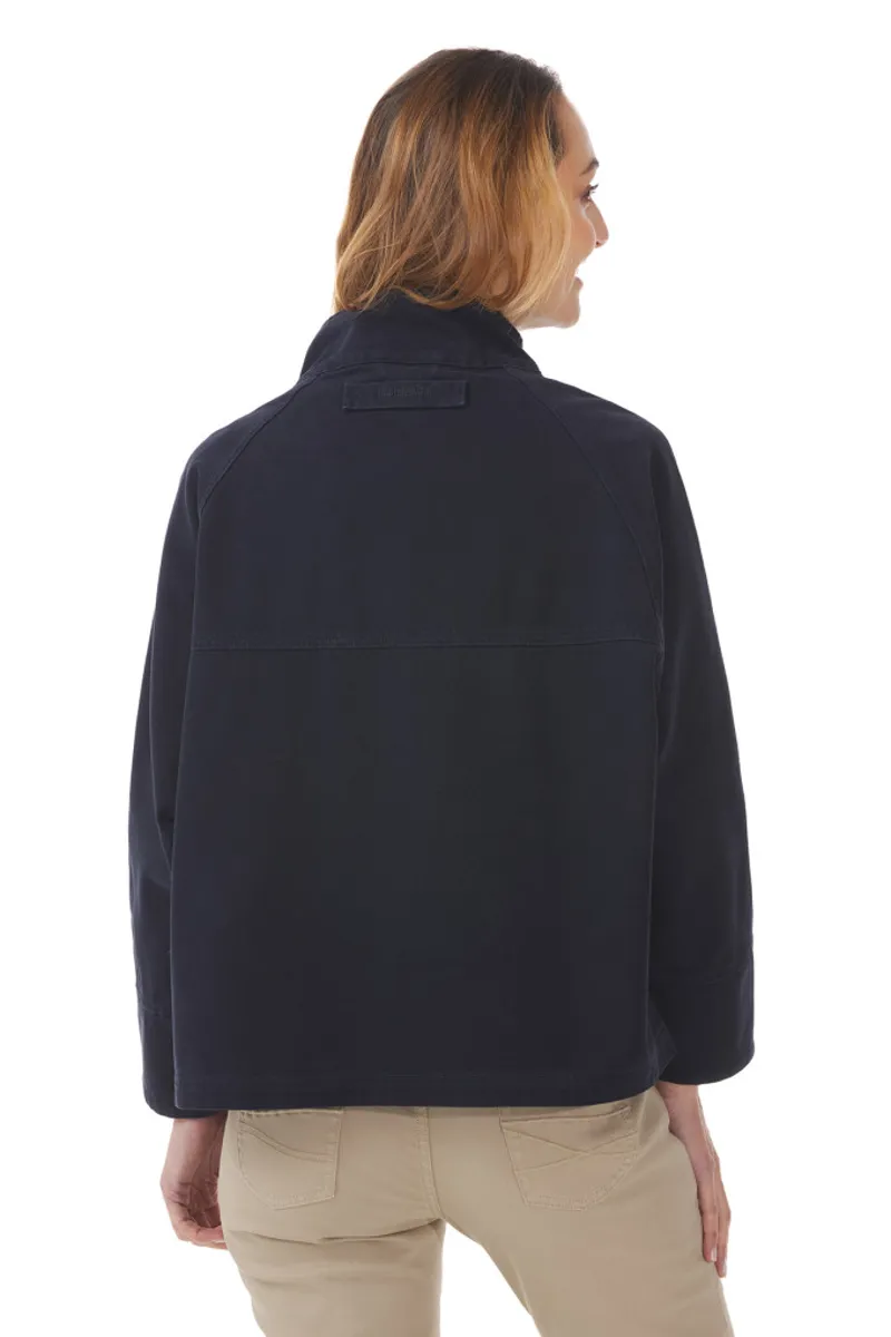 Mousqueton Women's Yelli Cotton Smock - Marine-1