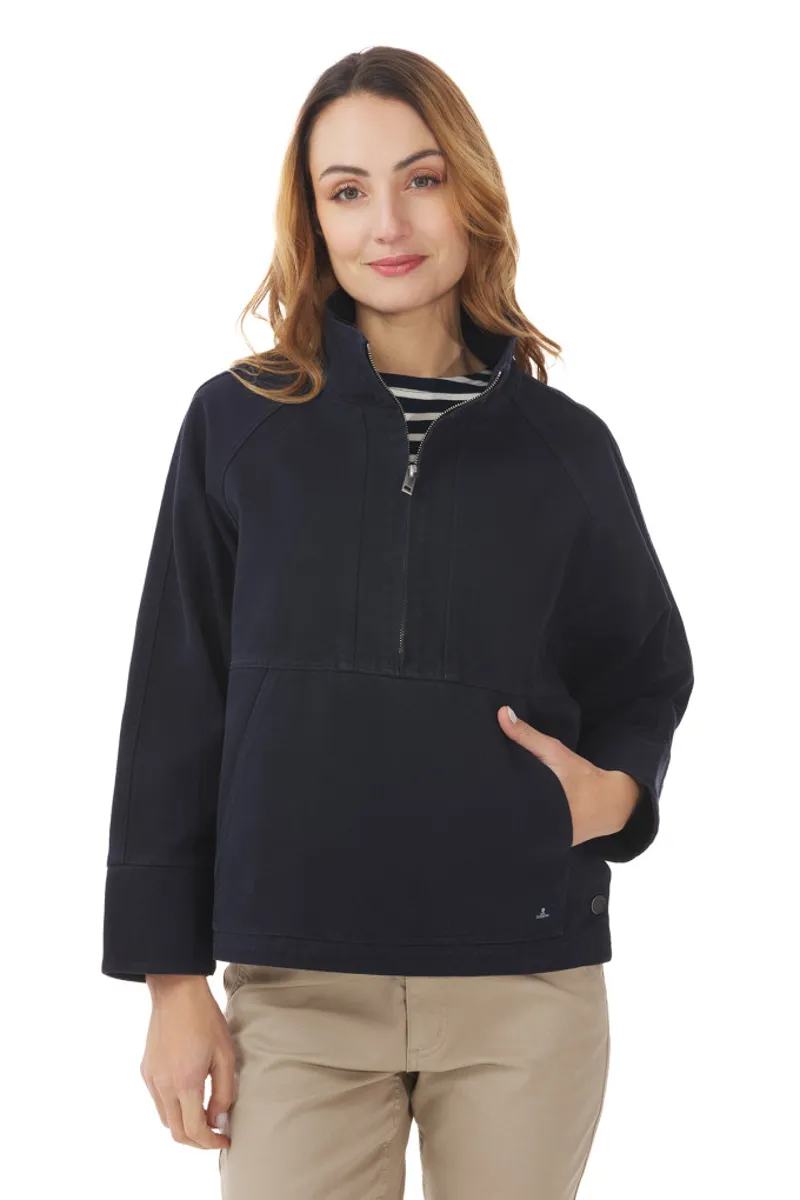 Mousqueton Women's Yelli Cotton Smock - Marine