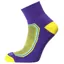Horizon Premium Quarter Sock - Purple/Yellow