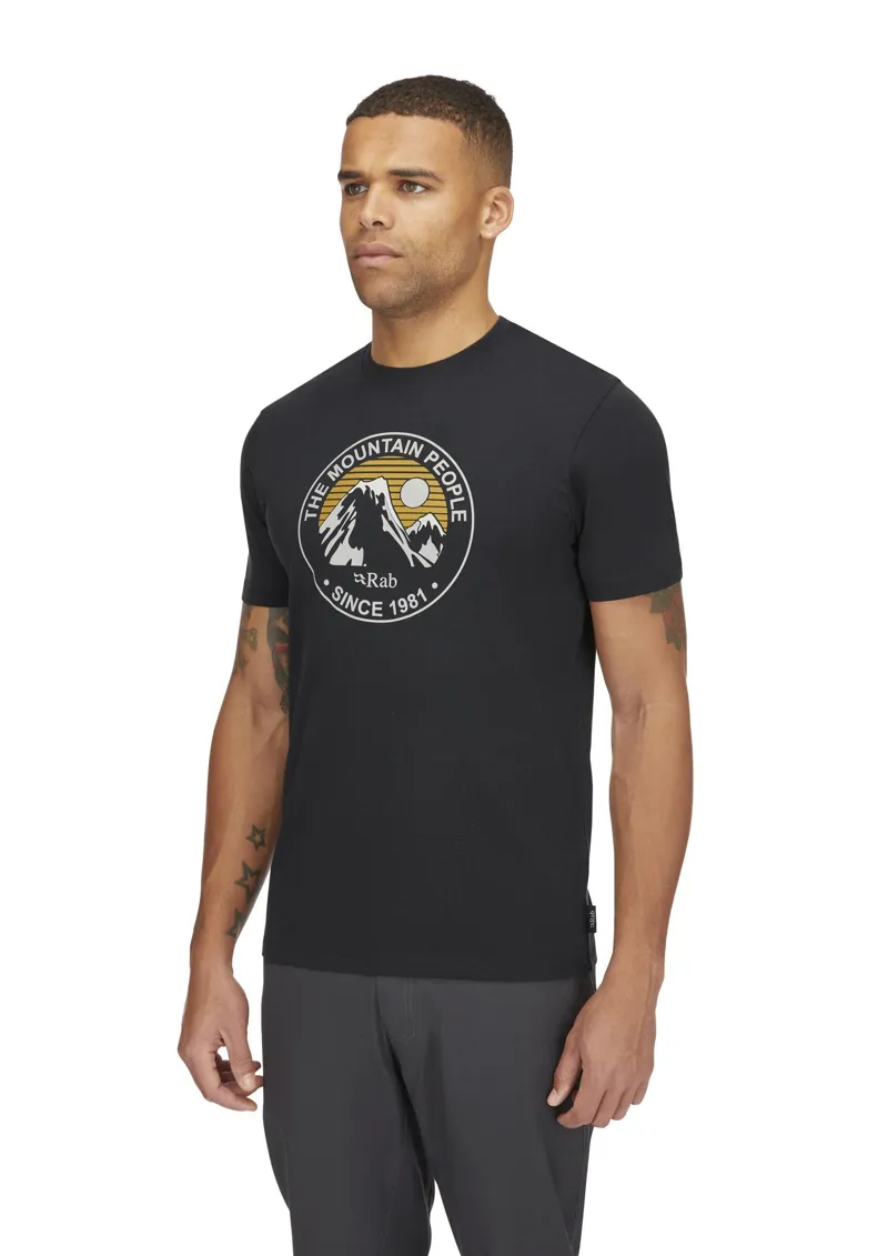 Rab Men's Stance Alpine Peak Tee - Beluga-2