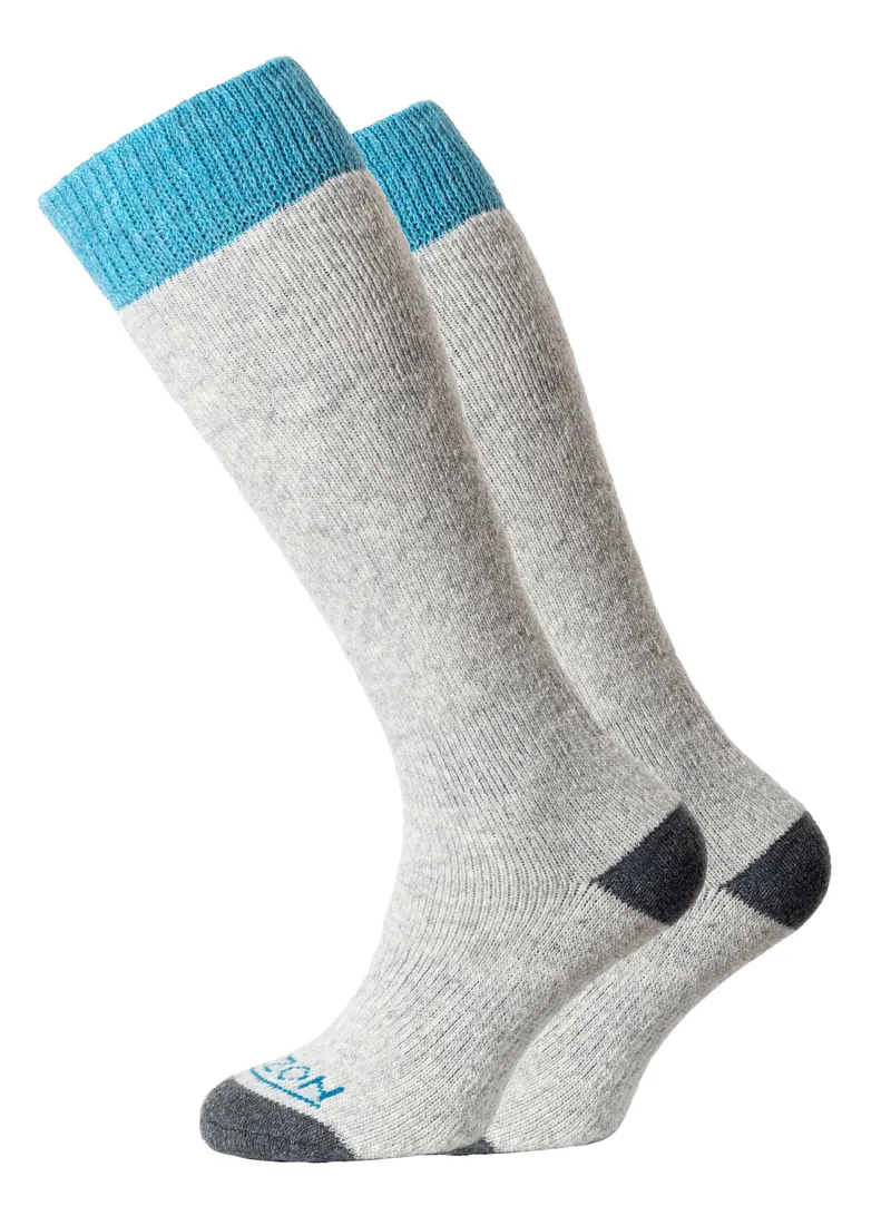  Horizon Heritage Winter Sport Merino 2 pair pack - Grey/Teal