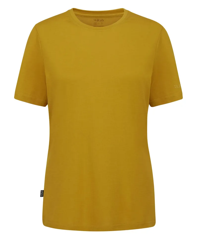 Rab  Women's Crimp Logo Tee - Sahara