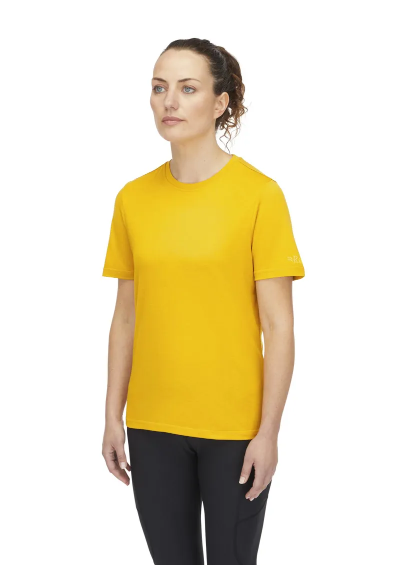 Rab  Women's Crimp Logo Tee - Sahara-2