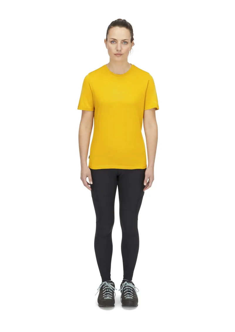 Rab  Women's Crimp Logo Tee - Sahara-4